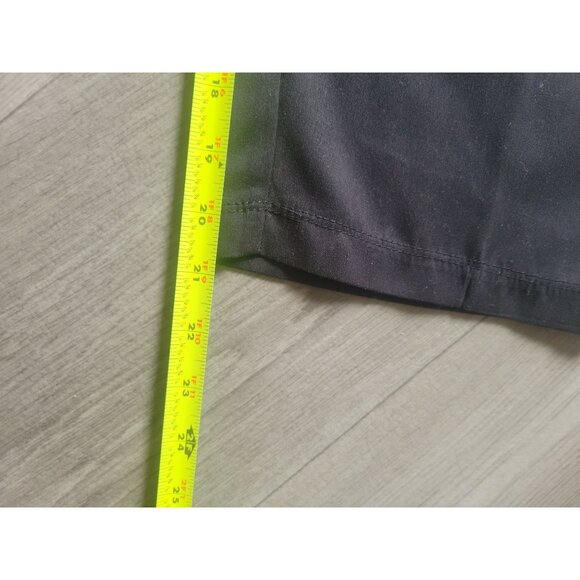 Rebecca Malone Womens Elastic Waist Capri Pants L Black Polyester NWT - Picture 6 of 6